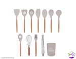کفگیر ملاقه 12پارچه کیچن وار ست (kitchen set)