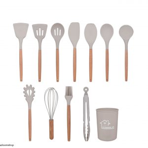 کفگیر ملاقه 12پارچه کیچن وار ست (kitchen set)