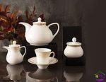 سرویس چینی 108پارچه غذاخوری مرکاتو زرین
