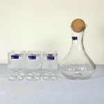 ست پارچ و گیلاس ۷پارچه دلی بلوری طرح کلزیوم مدلDSHJ002A/L7